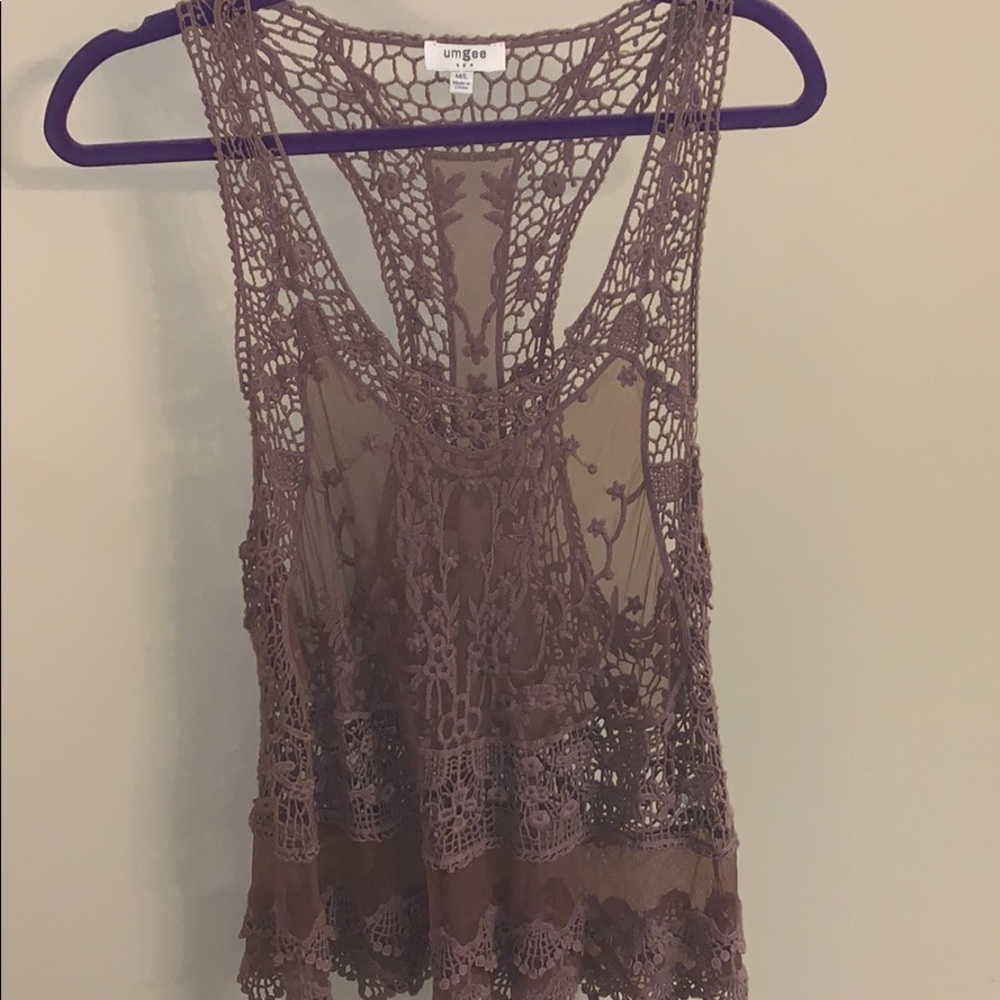 Lacey/ Sheer Tank